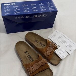 Birkenstock Oita Braided Slide Sandal Mink